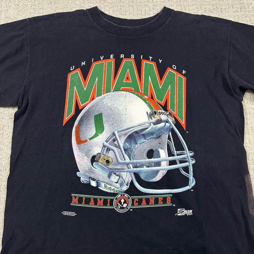 vintage miami university Men's navy and Navy T-shirt